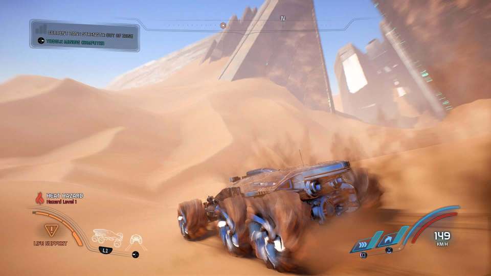 Mass Effect Andromeda Nomad desert
