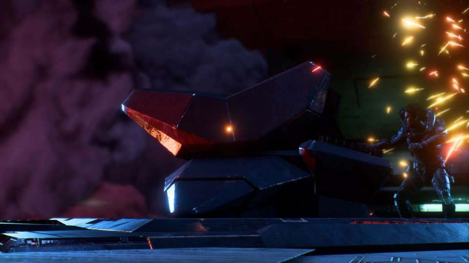Mass Effect Andromeda vault fire