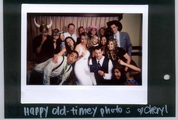 Wedding photobooth instant camera Polaroid