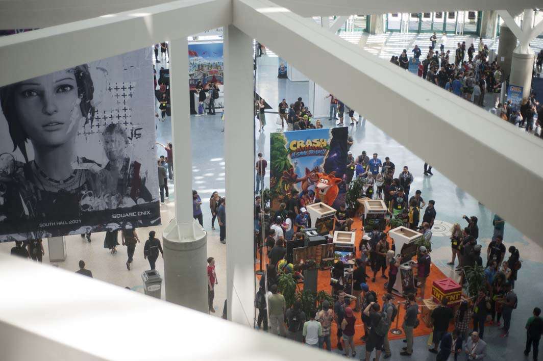 E3 2017 Electronic Entertainment Expo lobby Crash Bandicoot