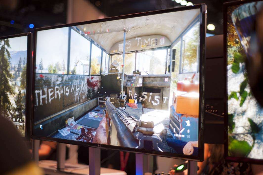 E3 2017 Electronic Entertainment Expo Far Cry 5 bus