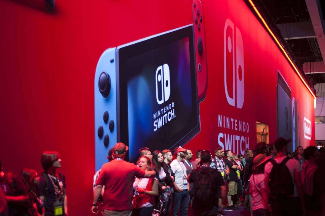 E3 2017 Electronic Entertainment Expo Nintendo Switch banner line