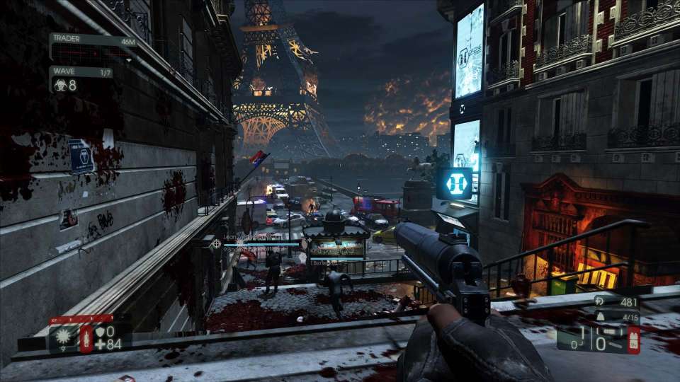 Killing Floor 2 screenshot Eiffel Tower collapsing
