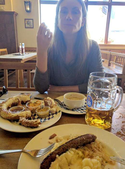 Hofbrauhaus Las Vegas lunch