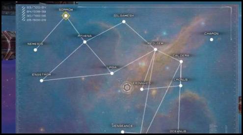Rebel Galaxy sector map