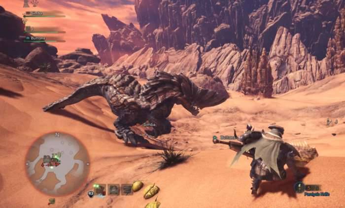 Monster Hunter World beta sliding