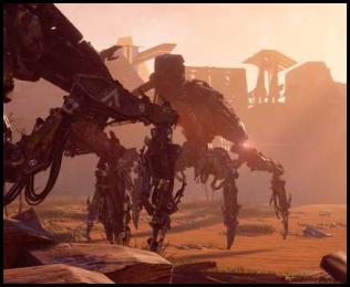 Horizon Zero Dawn Aloy pit battle