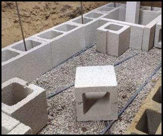 Murder room basement concrete cinder blocks