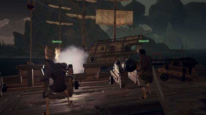 Sea of Thieves cannon pvp