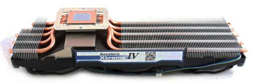 Video graphics card heat sink