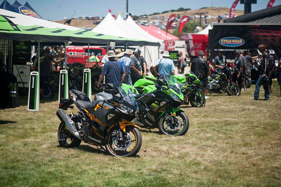 World Superbike Laguna Seca 2018 vendor booths