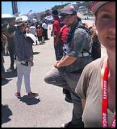 World Superbike SBK Laguna Seca 2018 pit row panorama