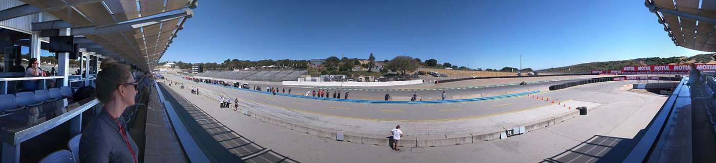 World Superbike Laguna Seca 2018 suite view panorama