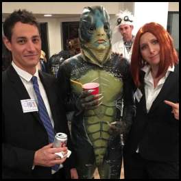 thumbnail Halloween party X-Files The Shape of Water Mulder Scully