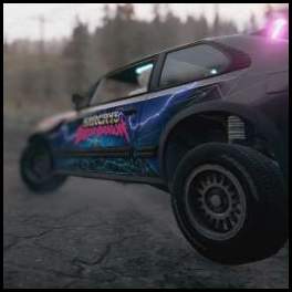 thumbnail Far Cry 5 drifting vaporwave car