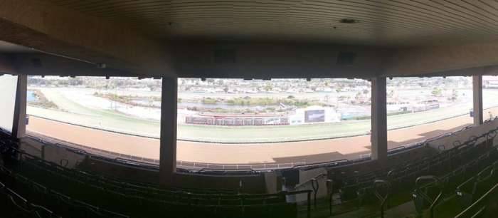 Del Mar track fairgrounds panorama