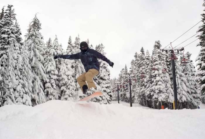 Mt Hood snowboard mogul