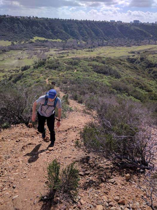 Beer exploration hike poison oak canyon San Diego