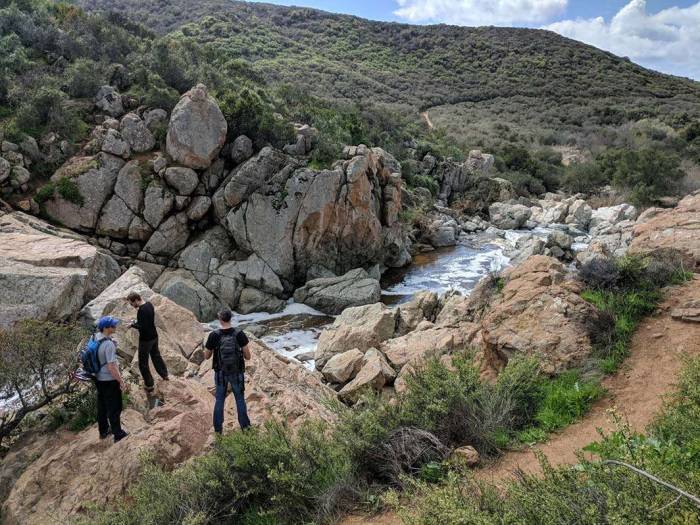 Penasquitos Creek waterfall hike San Diego