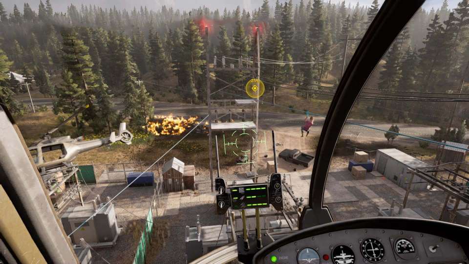Far Cry 5 helicopter support zipline