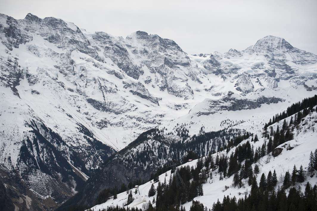 Swiss Alps Murren view