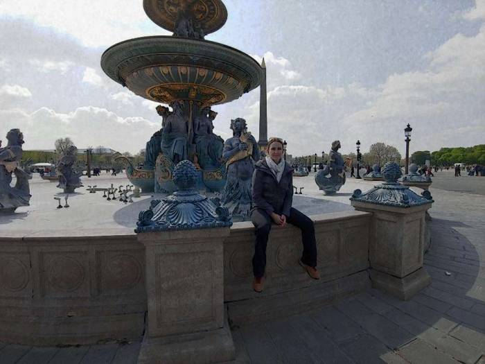 Paris France travel Place de la Concorde fountain