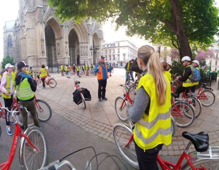 Paris France Fat Tire bike tour Sainte Clotilde