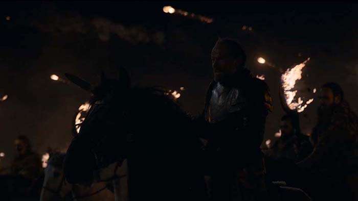 Game of Thrones HBO The Long Night episode 70 Joer Mormont charge