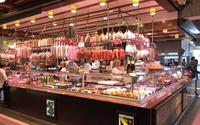 Halles De Lyon Paul Bocuse meat shop France