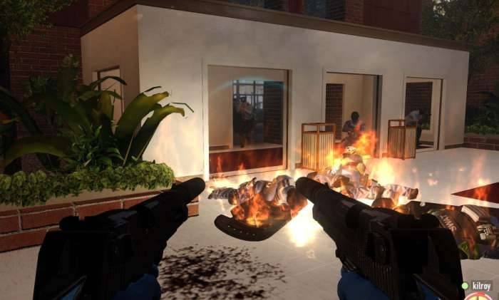 Payday 2 suppressed deagles akimbo fire screenshot