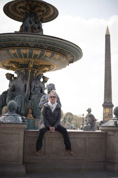 Paris France travel Place de la Concorde fountain again