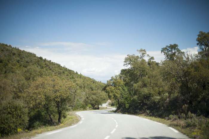 France travel Mediterranean riviera road hills twisties