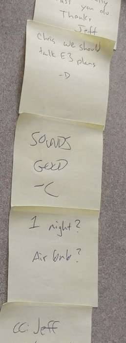 Programmer humor post it chat slackr