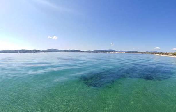 France travel Mediterranean riviera Golfe de Saint Tropez panorama