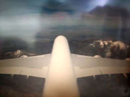 Airbus plane tail camera