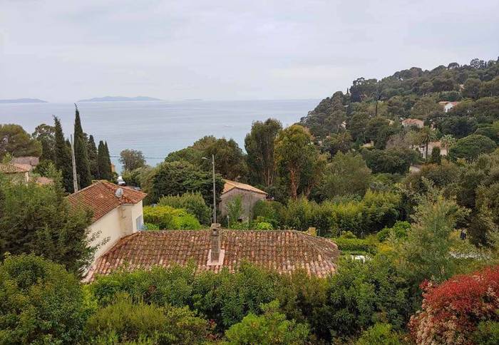 France travel Mediterranean riviera Rayol Canadel Sur Mer Terrasses Baille patio view