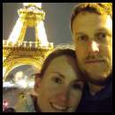 thumbnail Paris fat tire bike tour Eiffel tower night