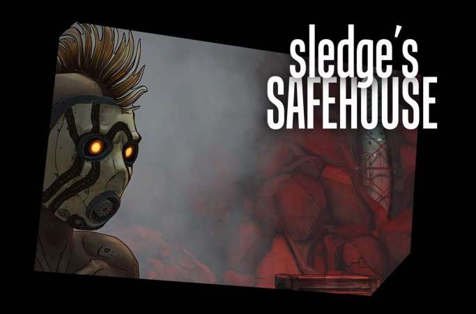 Borderlands Sledges Safehouse load screen bandit