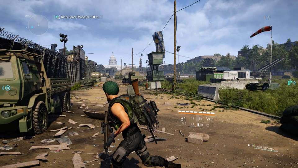 Tom Clancy The Division 2 capitol outdoor scene