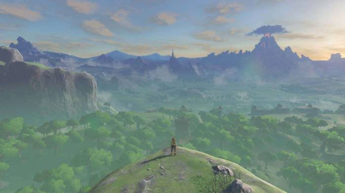 Zelda Breath of the Wild view
