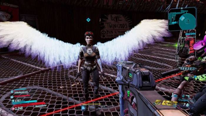 Borderlands 3 Tannis siren wings