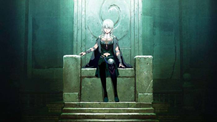 Fire Emblem Three Houses Byleth throne