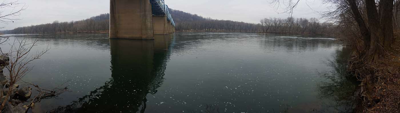 Virginia Maryland border bridge Potomac