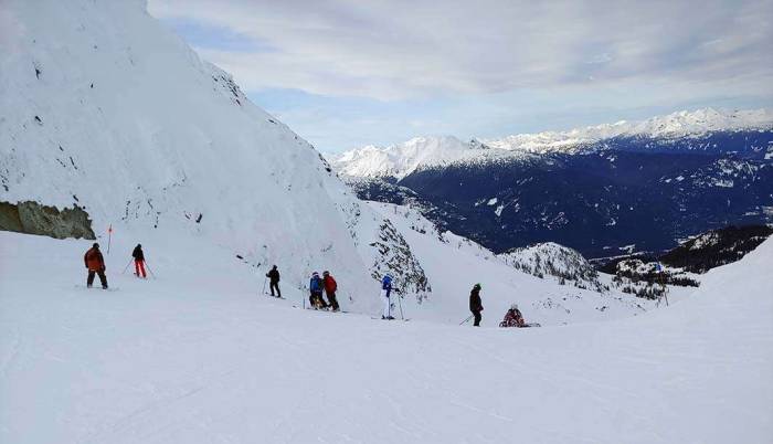 Whistler saddle run view