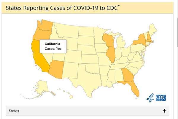 CDC Coronavirus covid cases reports yes