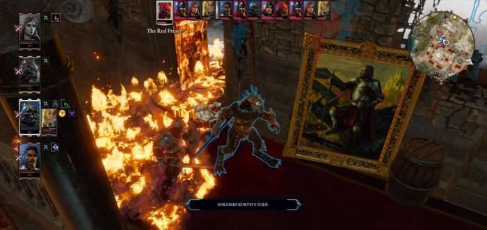 Divinity Original Sin 2 painting fire combat