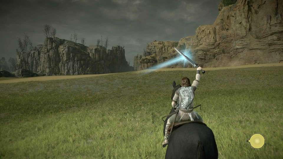 Shadow of the Colossus remaster direction finding sword