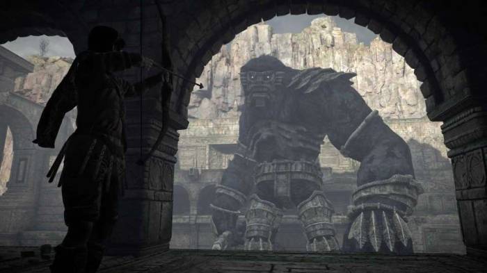 Shadow of the Colossus remaster taunt mechanic