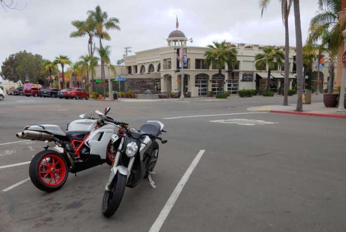 La Jolla Burger Lounge Zero S Ducati Panigale