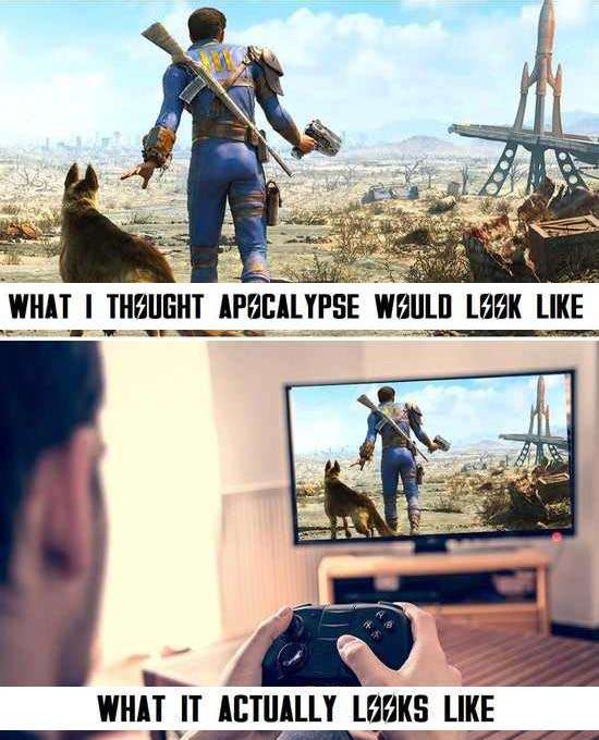 Covid memes apocalypse Fallout